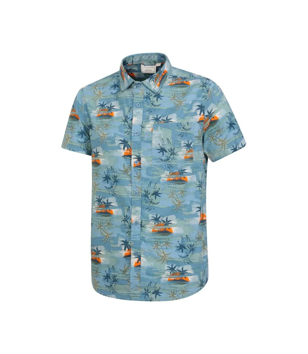 Chemise homme bleu vif Mountain Warehouse