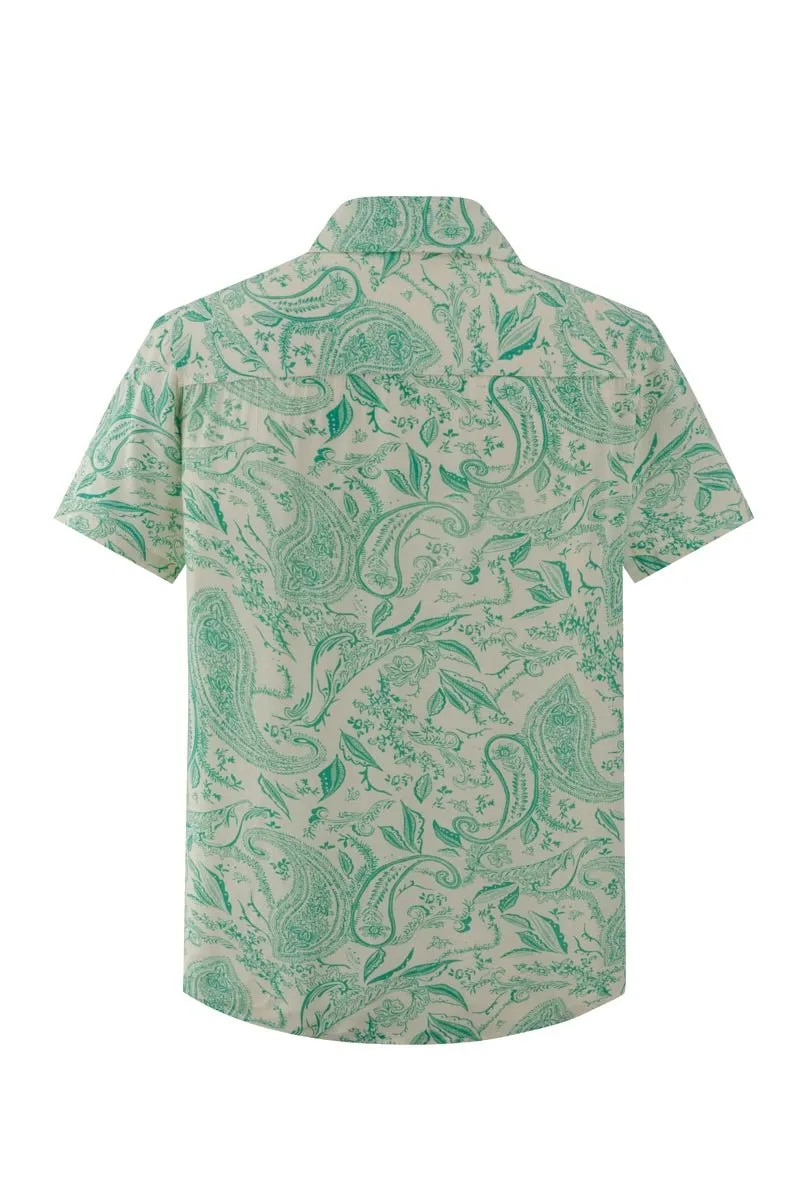 Chemise imprimée paisley