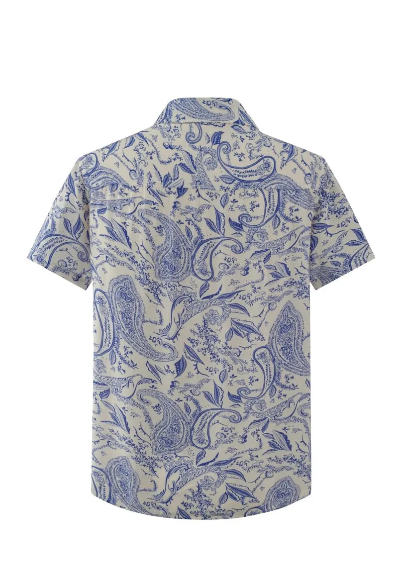 Chemise imprimée paisley