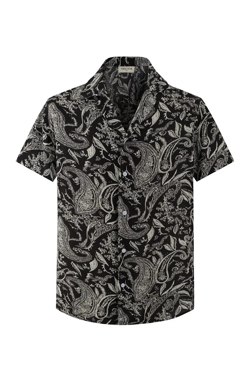 Chemise imprimée paisley