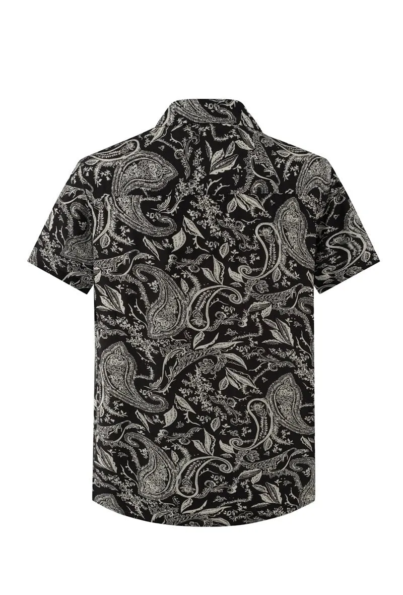 Chemise imprimée paisley