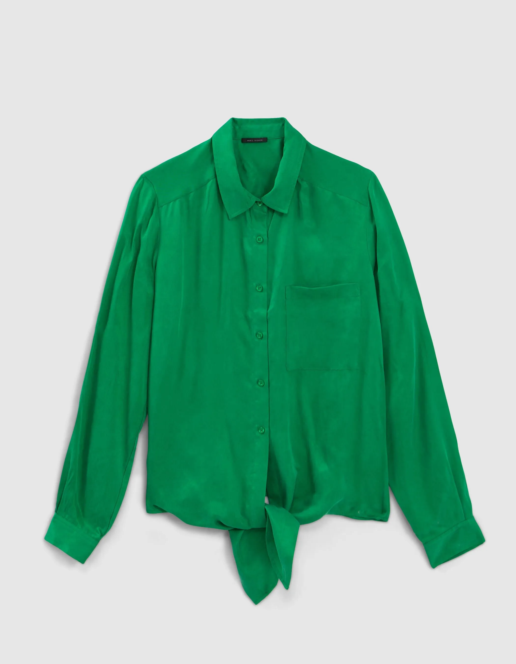 Chemise menthe à nouer Femme