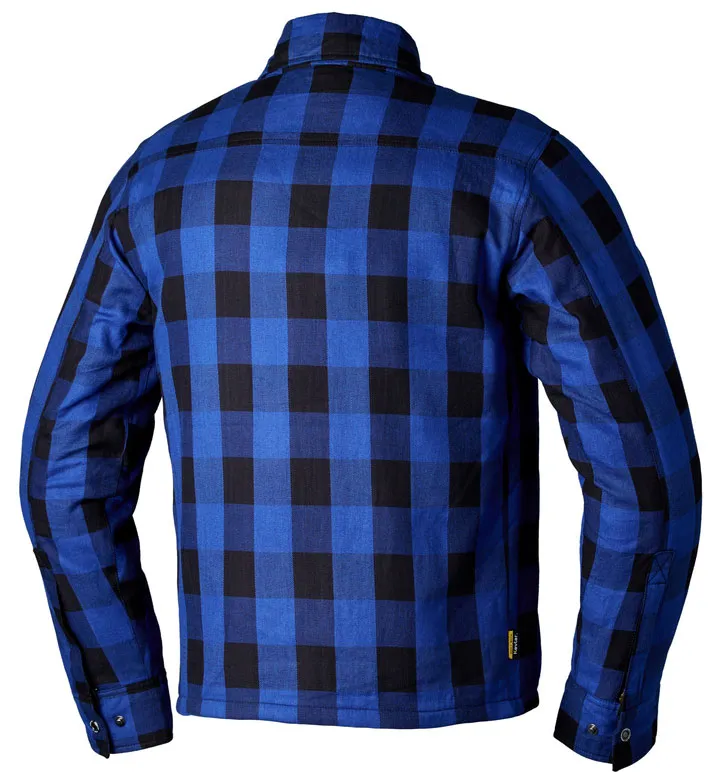 Chemise RST Lumberjack Kevlar bleu, Surchemise Moto