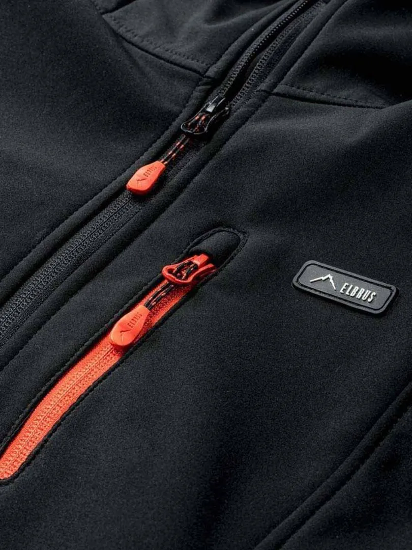 Elbrus - Veste IVER - Noir Orange Gris