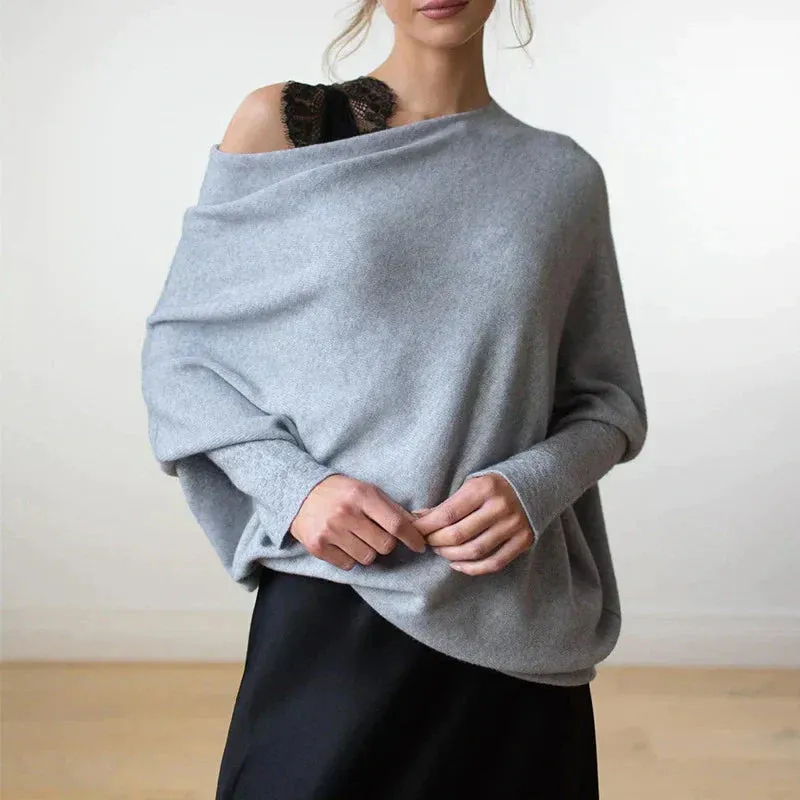 Femme - Pull en Tricot - Maille Douce et Confortable - Pull Élégant po