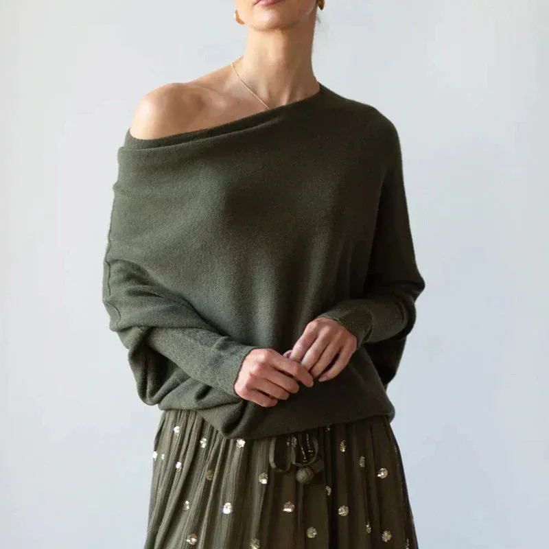 Femme - Pull en Tricot - Maille Douce et Confortable - Pull Élégant po