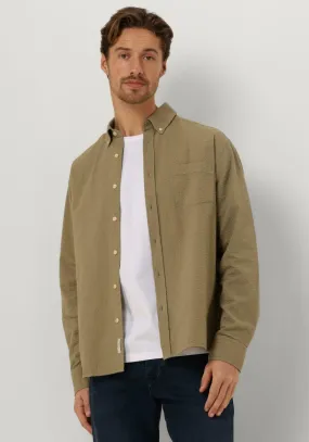 forét surchemise bush seersucker shirt olive