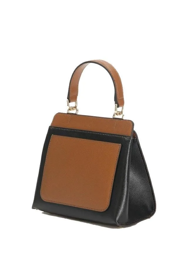 Furla 1927 Mini Sac À Main En Cuir Grège + Noir + Cognac H - Achetez À Prix Outlet!