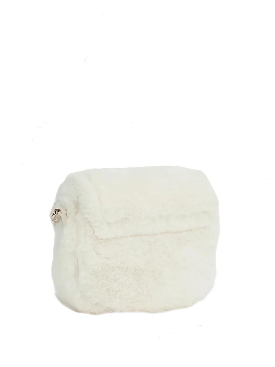 Furla Metropolis Mini Sac À Bandoulière Coton Blanc + Noir - Achetez À Prix Outlet!