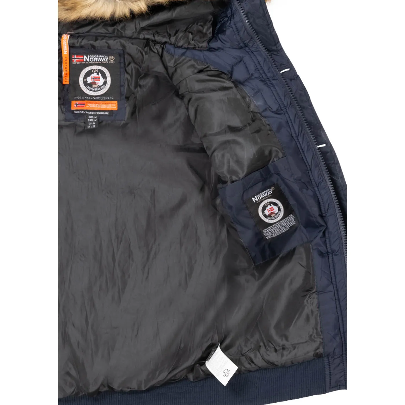 Geographical Norway Belphegore Homme - Doudoune matelassée Marine