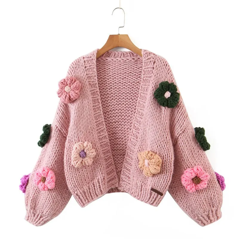 Gilet bohème fleurs