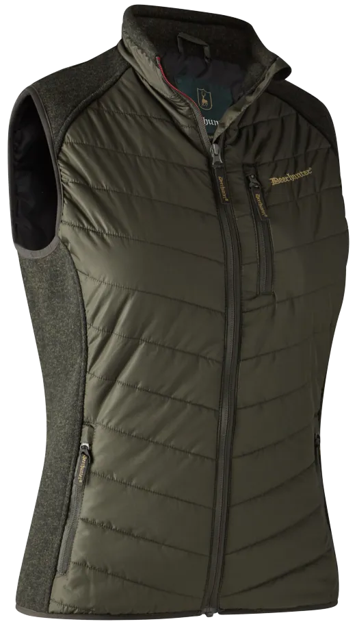 Gilet de chasse femme Lady Caroline Kaki Deerhunter