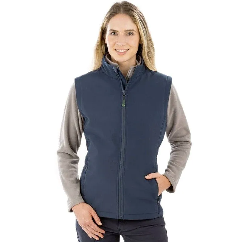 Gilet pour femme zippé en matière recyclé 2 LAYER RESULT - VPA