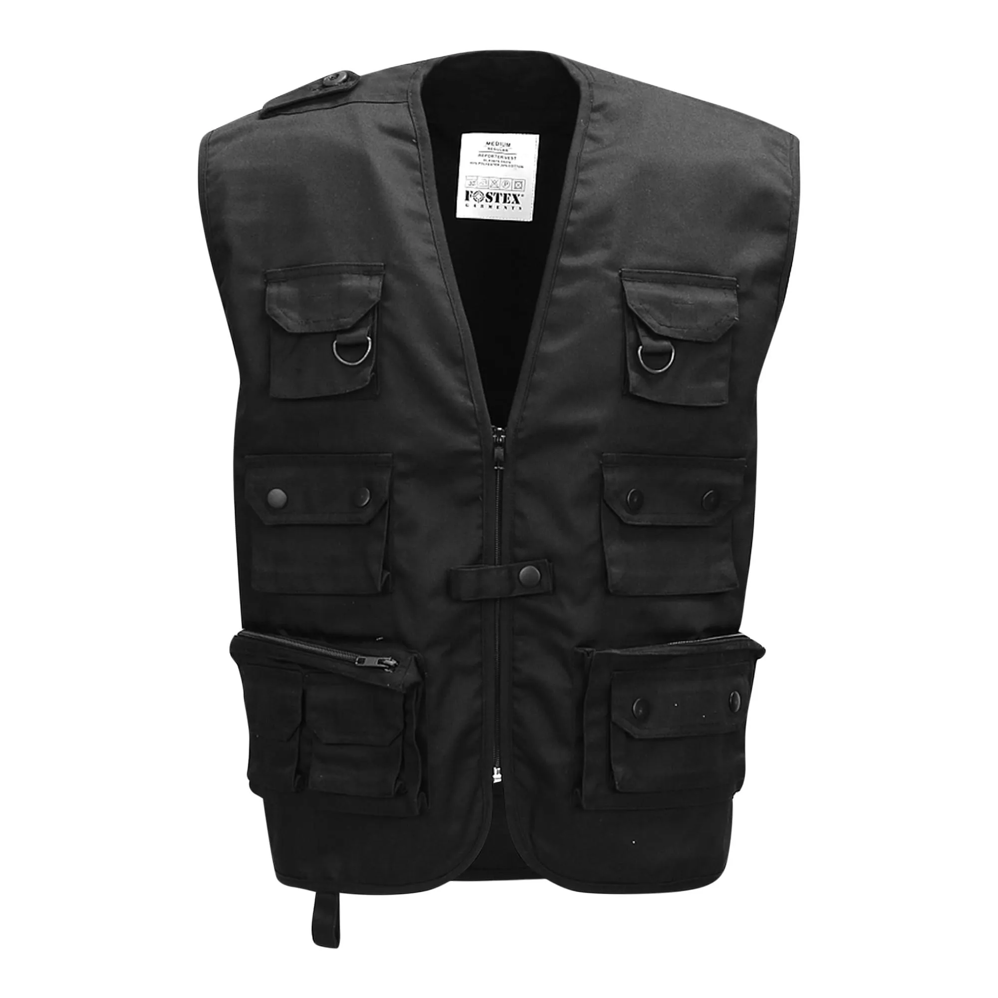 Gilet reporter multipoche