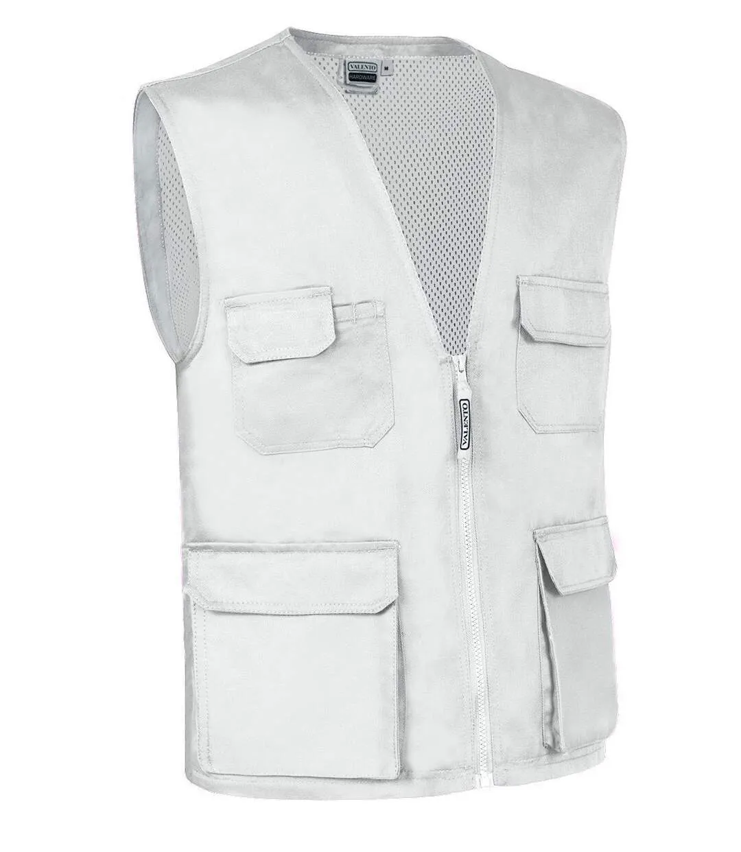 Gilet sans manches multipoches - HARDWARE blanc