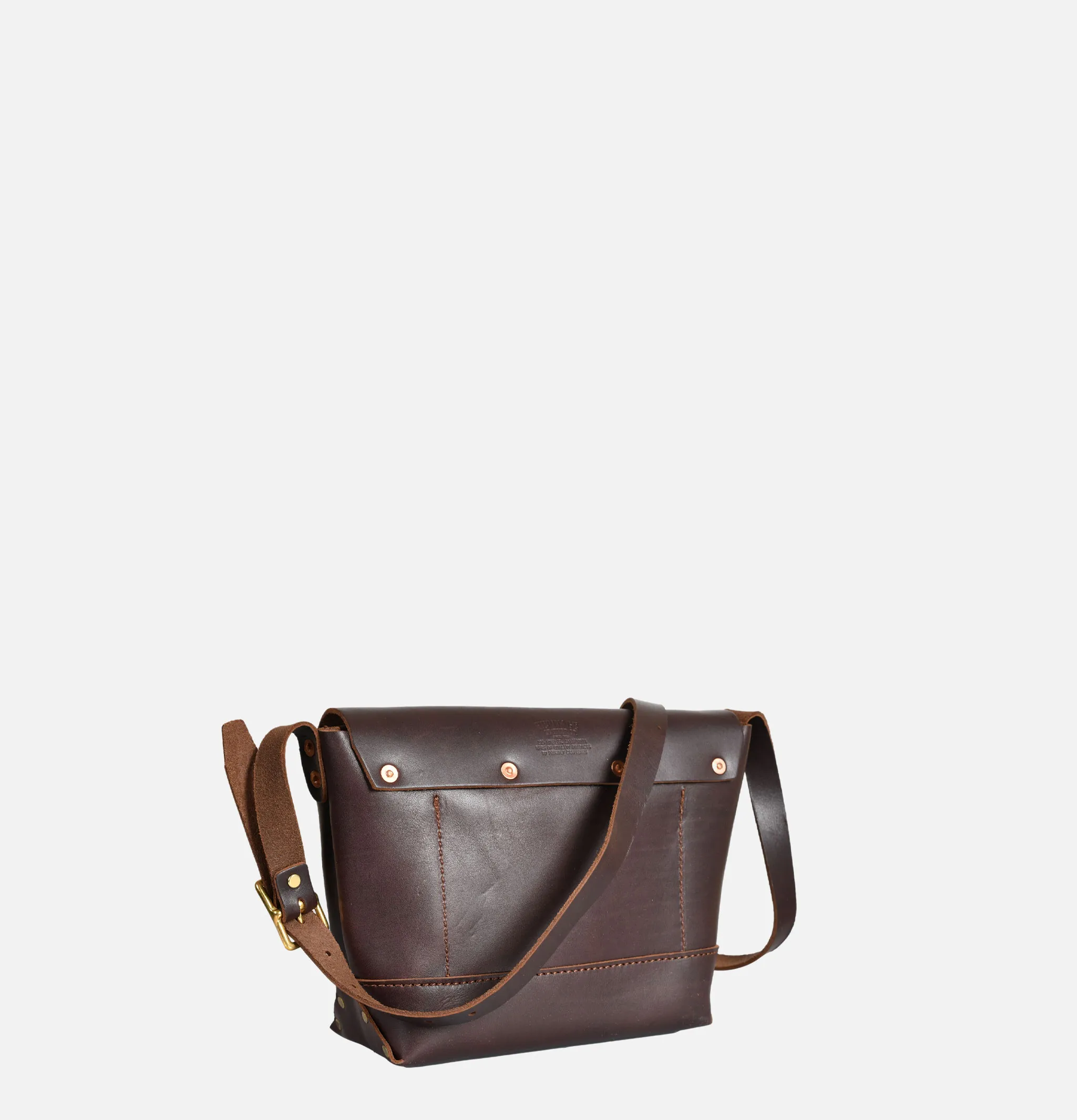 Heritage Leather Company | Mini Sac Leather Marron | Royalcheese Paris