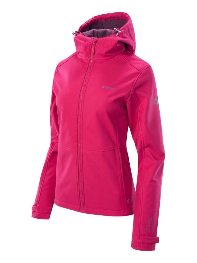 Hi-Tec - Veste softshell SAMIR - Rose rouge