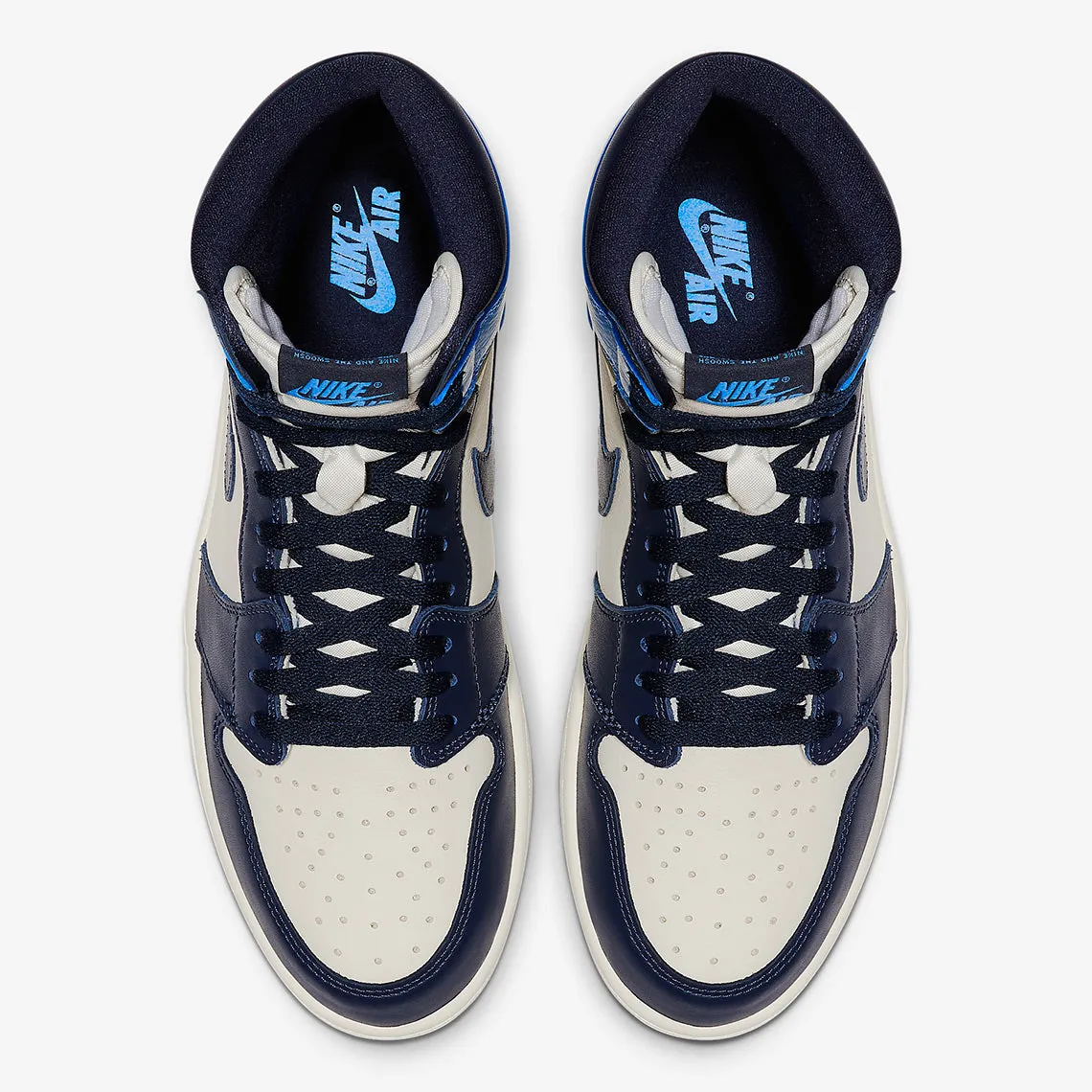 Jordan 1 Retro High Obsidian UNC