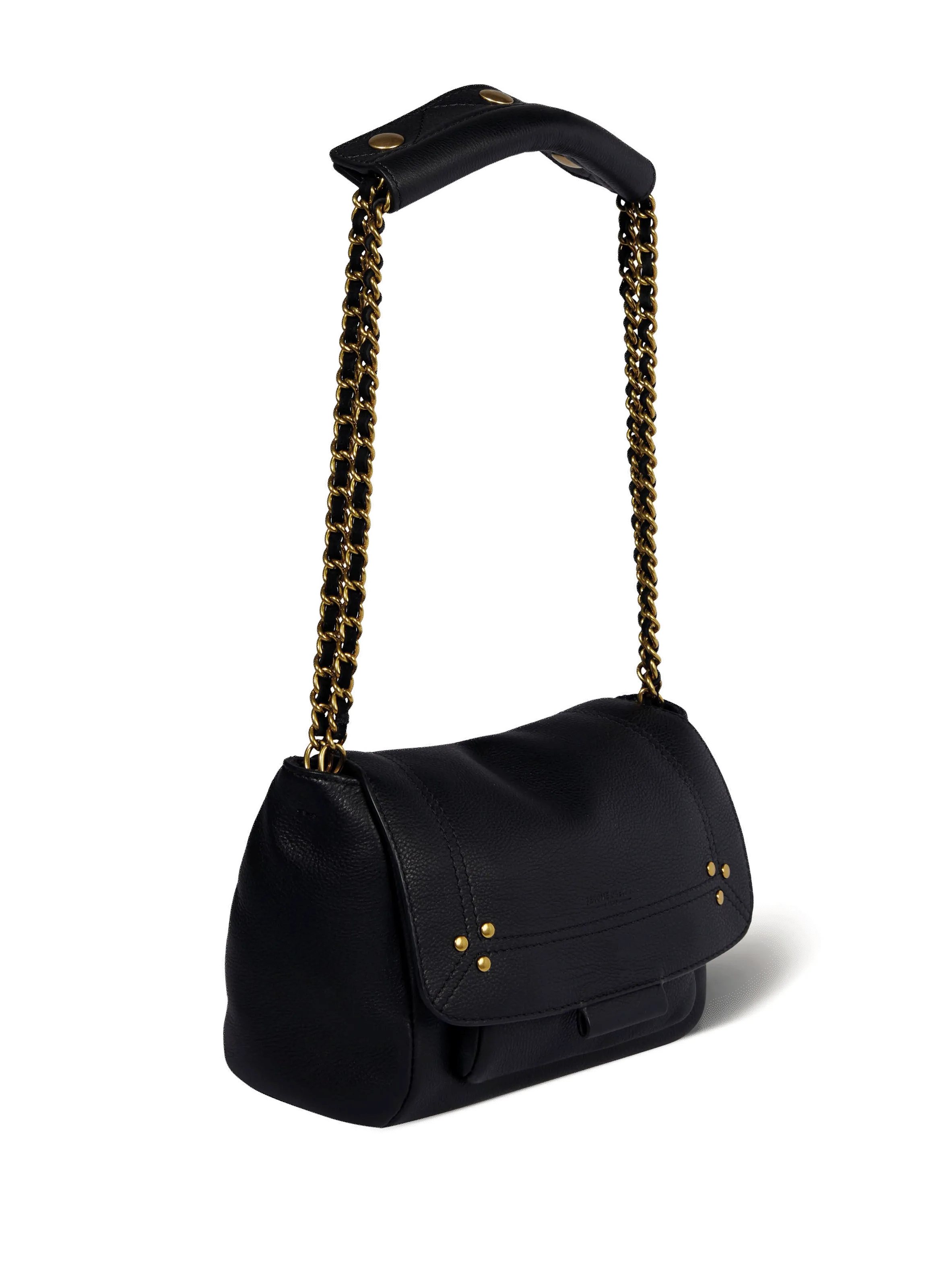 JÉRÔME DREYFUSS  Mini sac à main Lulu en cuir  - Noir