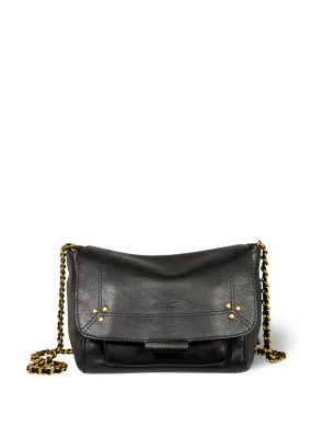 JÉRÔME DREYFUSS  Mini sac à main Lulu en cuir  - Noir