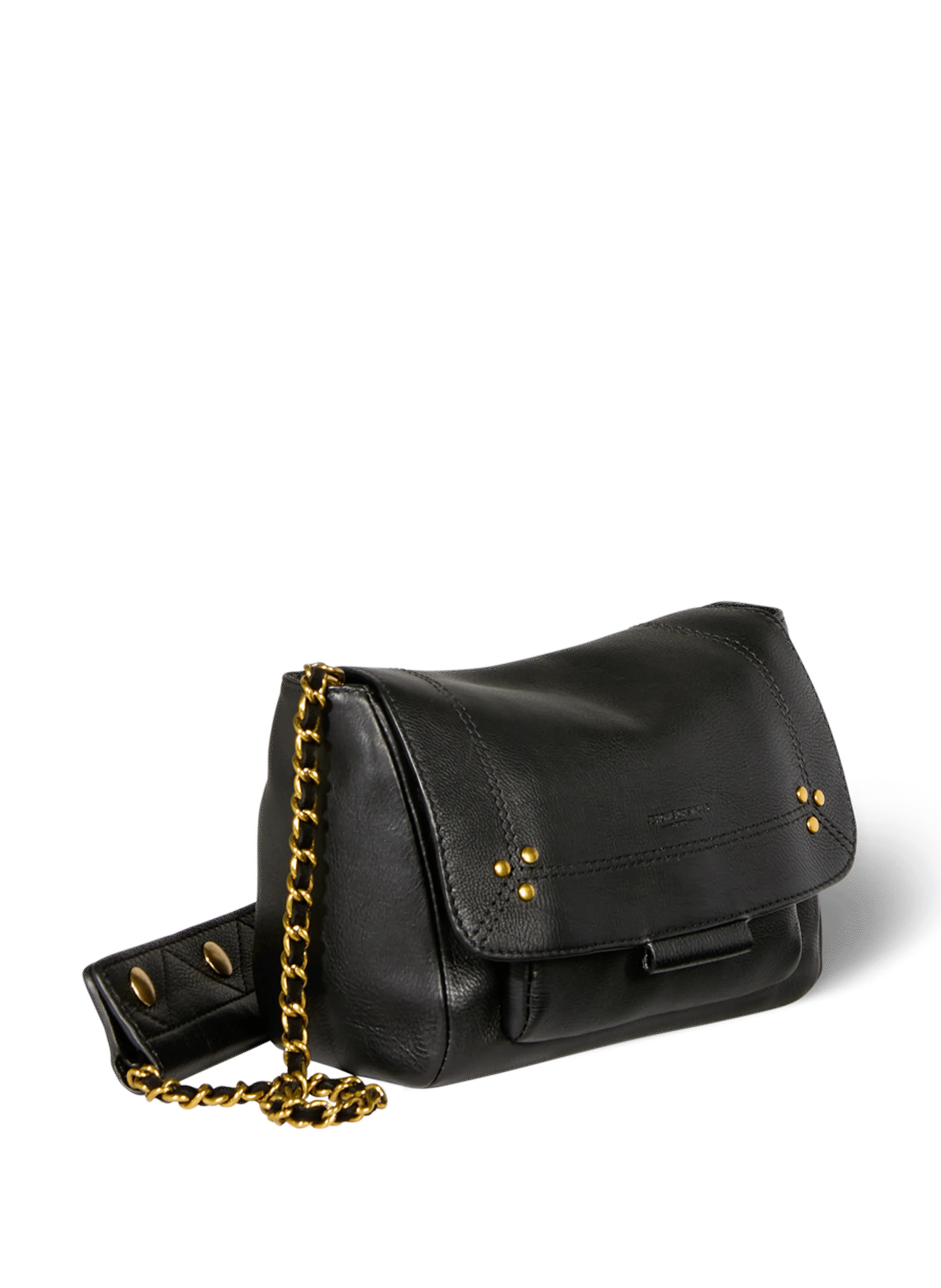 JÉRÔME DREYFUSS  Mini sac à main Lulu en cuir  - Noir