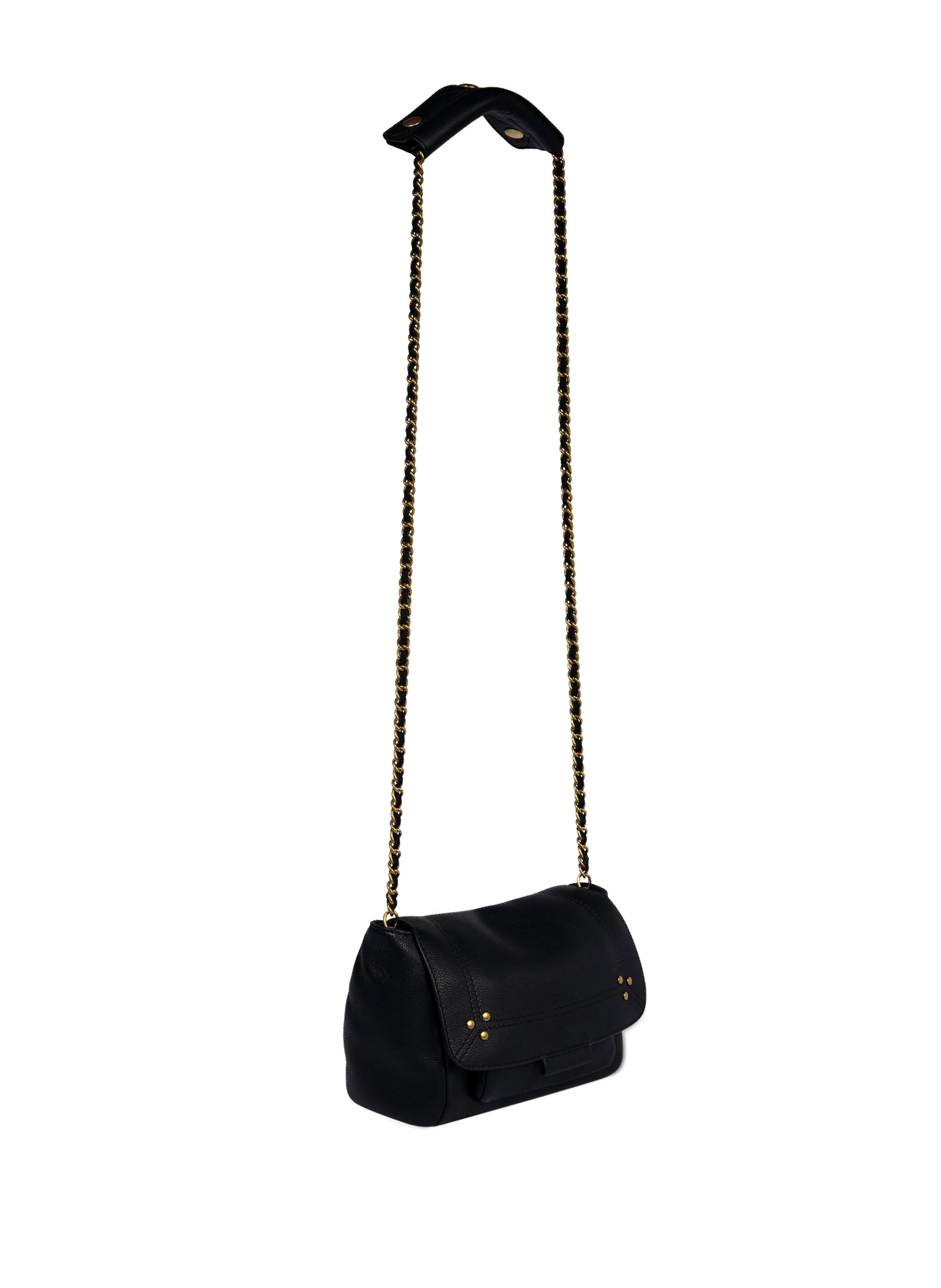 JÉRÔME DREYFUSS  Mini sac à main Lulu en cuir  - Noir