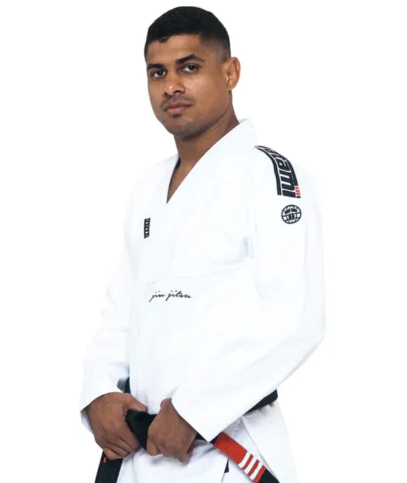 Kimono De Jjb Tatami Fightwear Elements Superlite-  Blanc