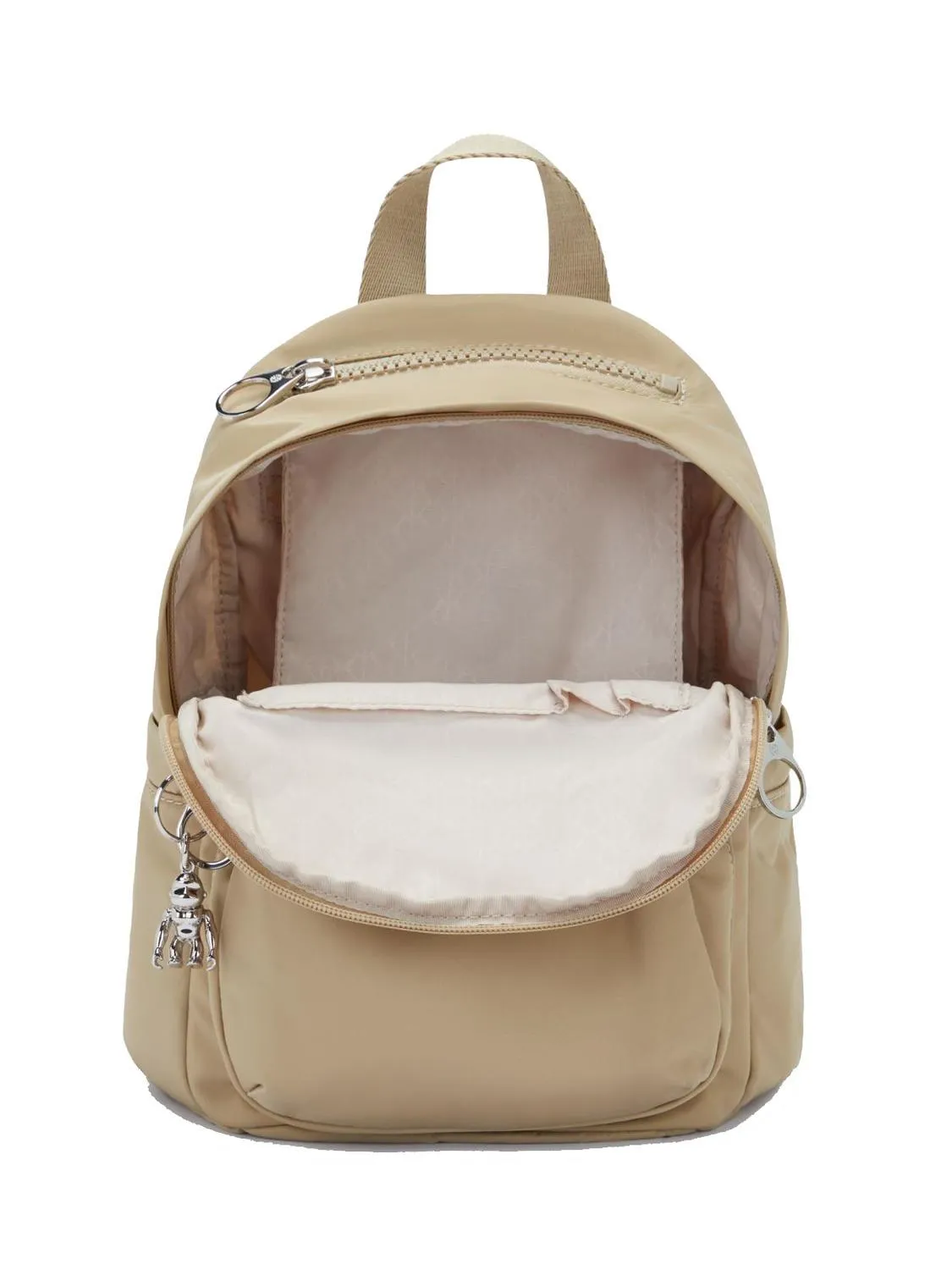 Kipling Delia Mini Sac À Dos Beige Naturel - Achetez À Prix Outlet!