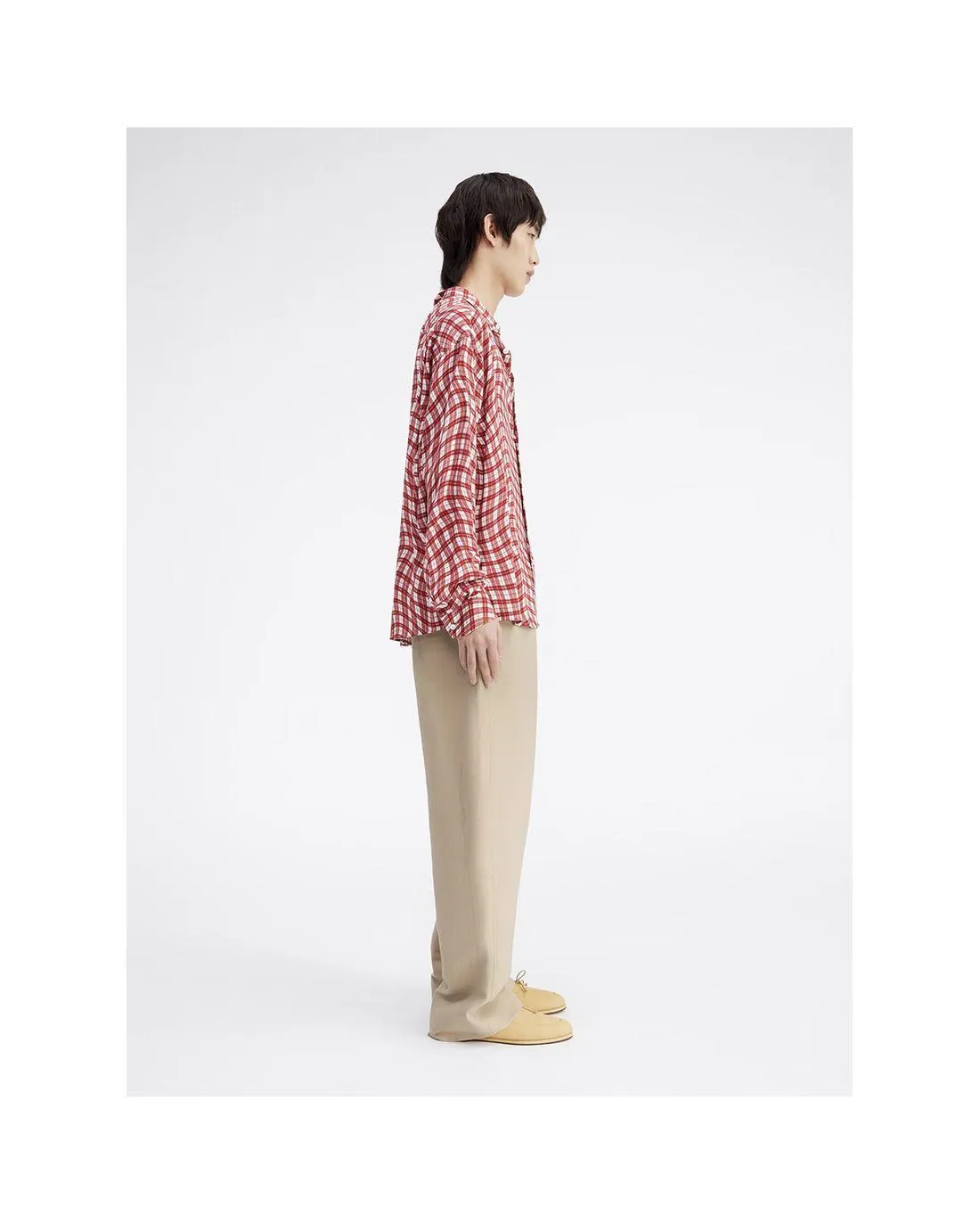 LA CHEMISE SIMON PRINT DARK RED DEFORM - Jacquemus | Chez Maman Rouen