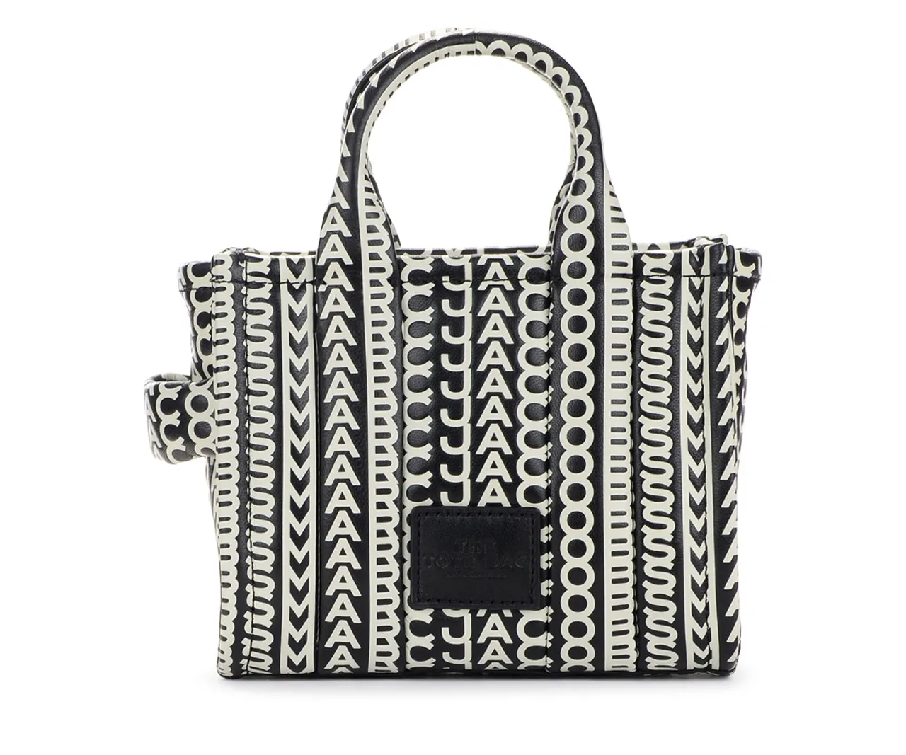 Marc Jacobs Bag The Mini Monogram Tote Bag noir et blanc 