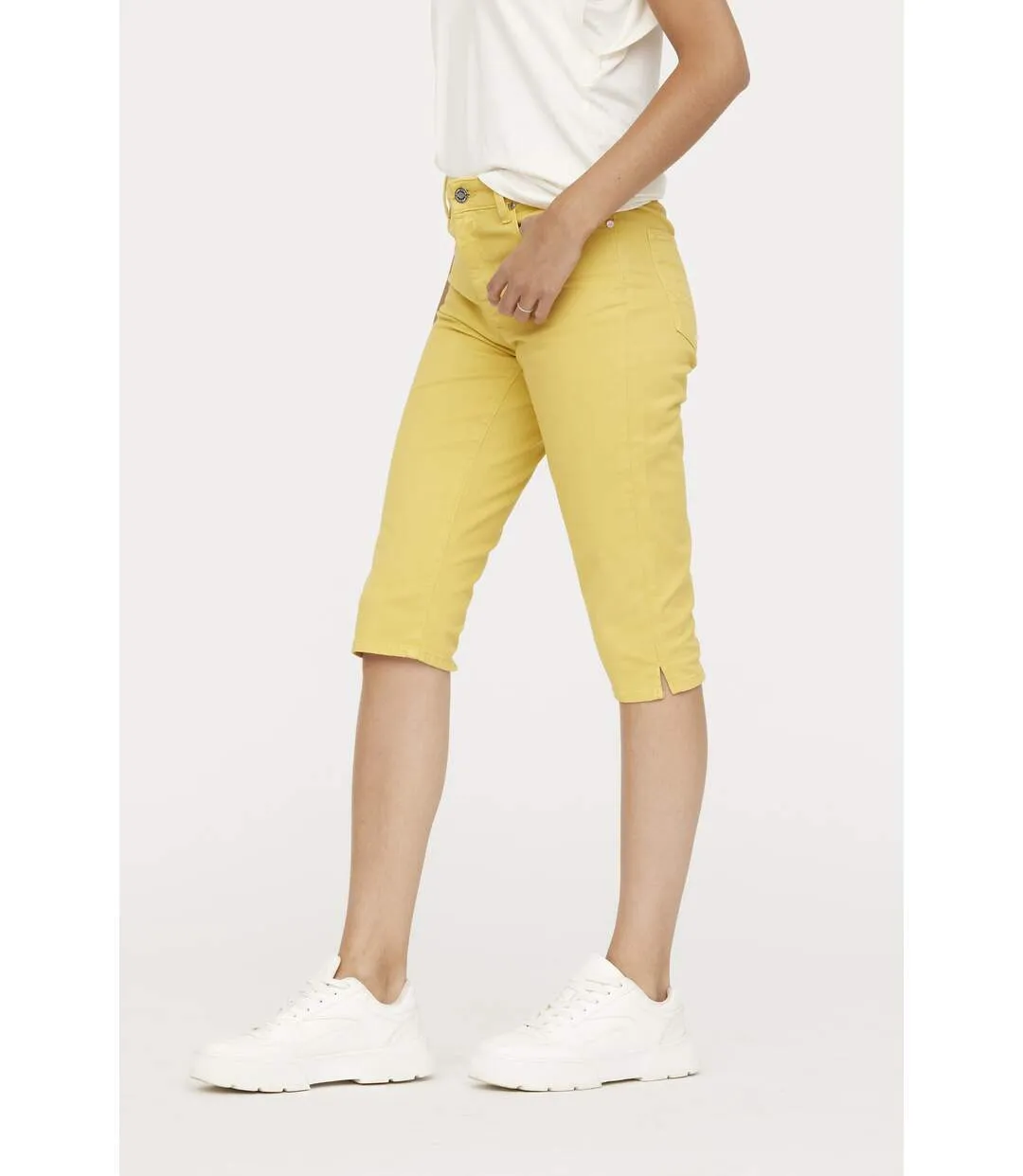 Pantalon coton corsaire JAZIA