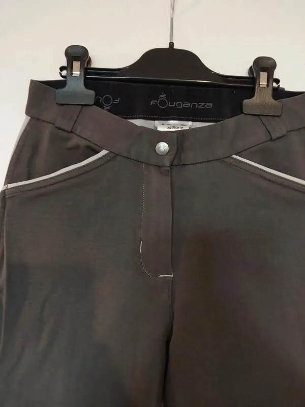 Pantalon d'équitation gris