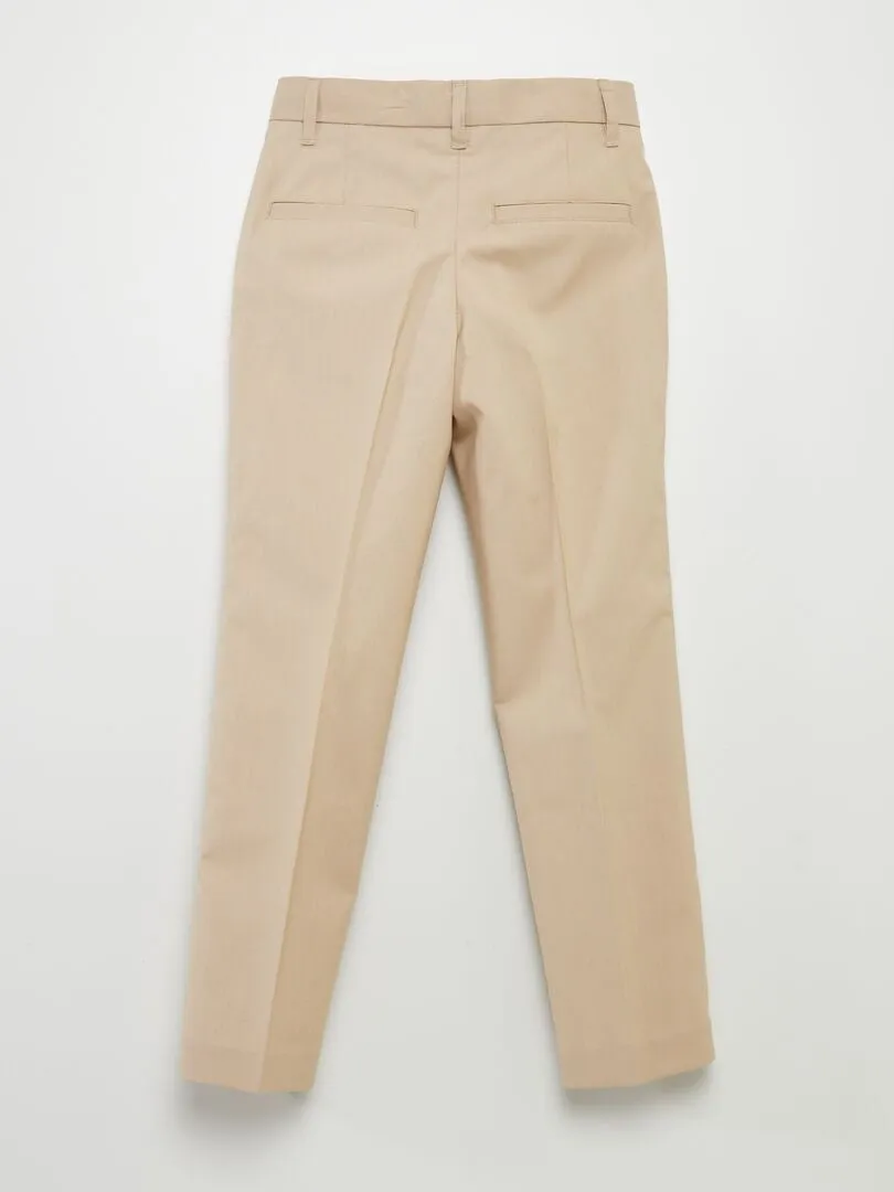 Pantalon de costume - Beige