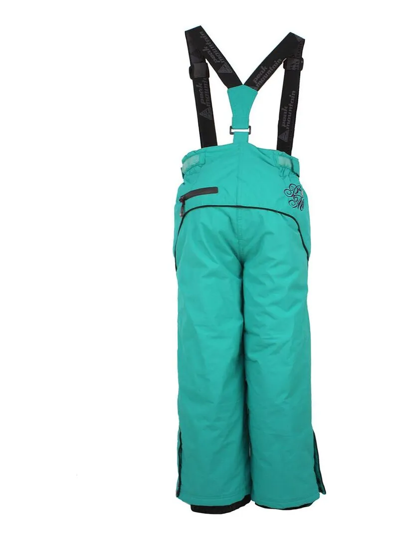 Pantalon de ski fille FAPIX - PEAK MOUNTAIN - Vert