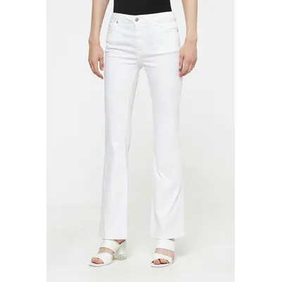 Pantalon flare taille haute - blanc - Best mountain