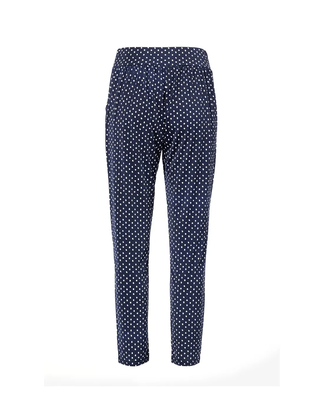 Pantalon fluide à pois