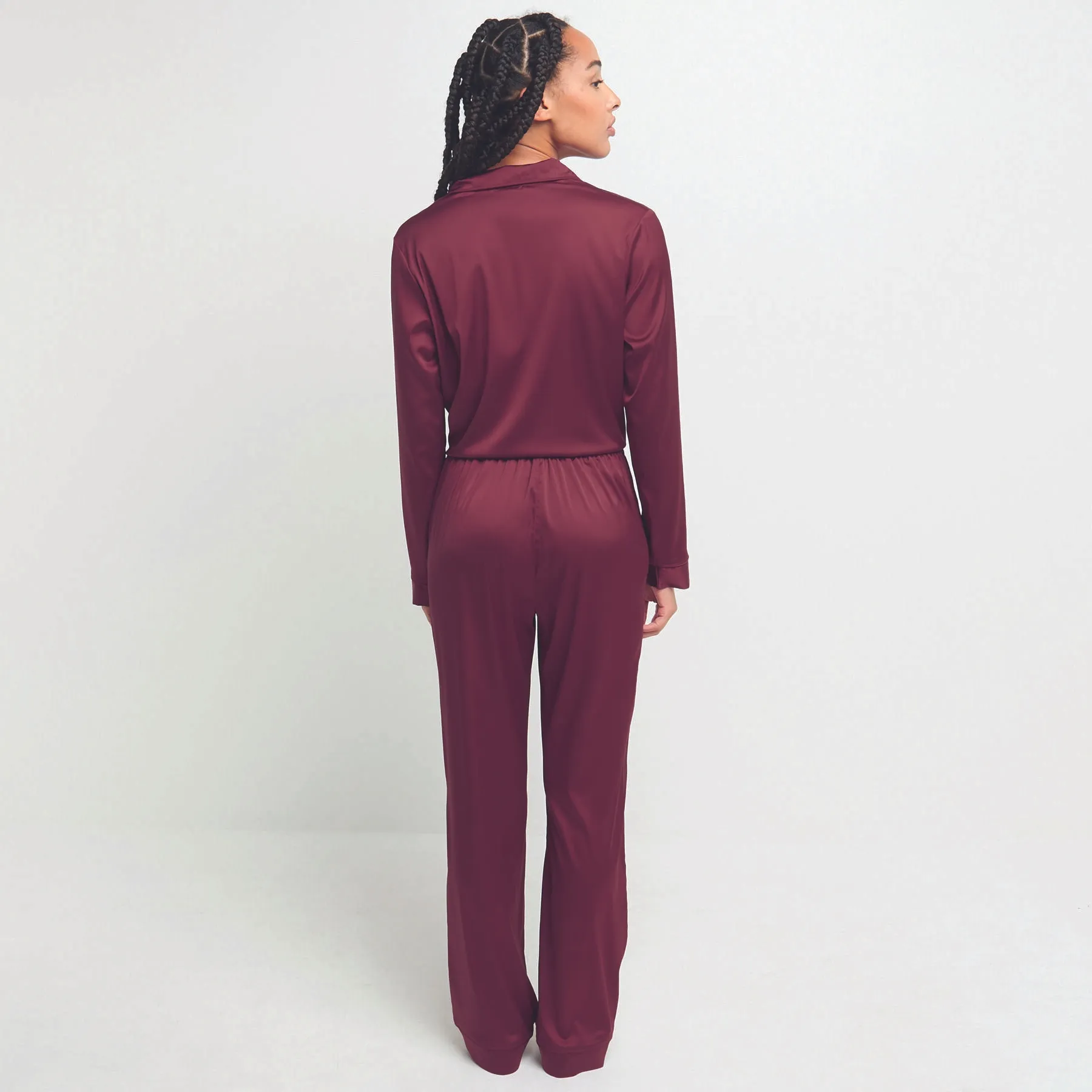 PANTALON SATIN ROUGE | RougeGorge