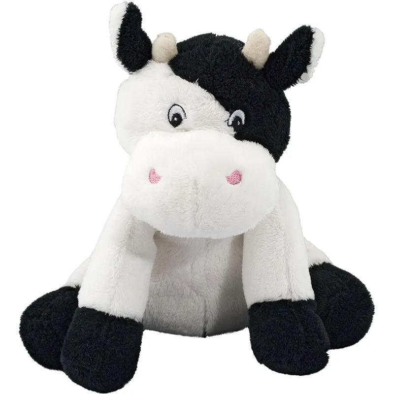 Peluche vache
 noir et blanc 17 cm