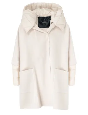 Pinko  Doudoune Manteau court beige avec rembourrage