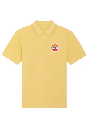 Polo Bio Brodé Jaune