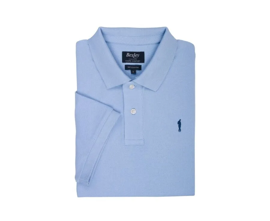 Polo homme Bleu ciel Gareth