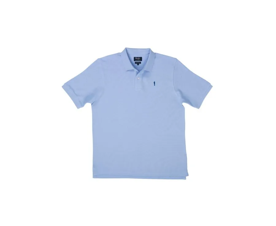 Polo homme Bleu ciel Gareth