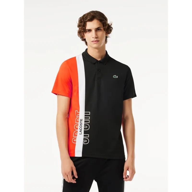 Polo manches courtes tennis performance noir homme - Lacoste | wimod