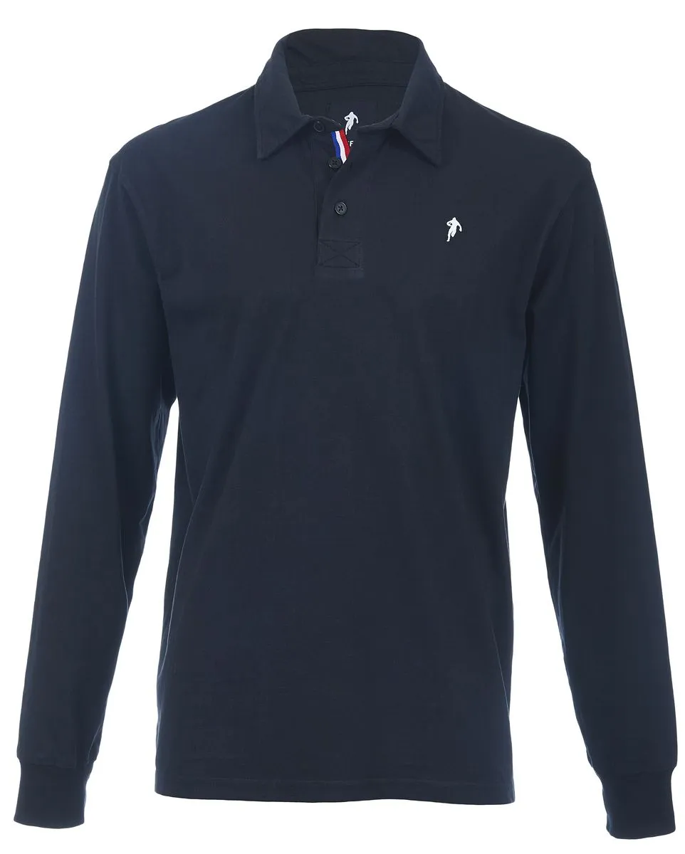 Polo manches longues Homme POLO ML WAR ECO H Noir