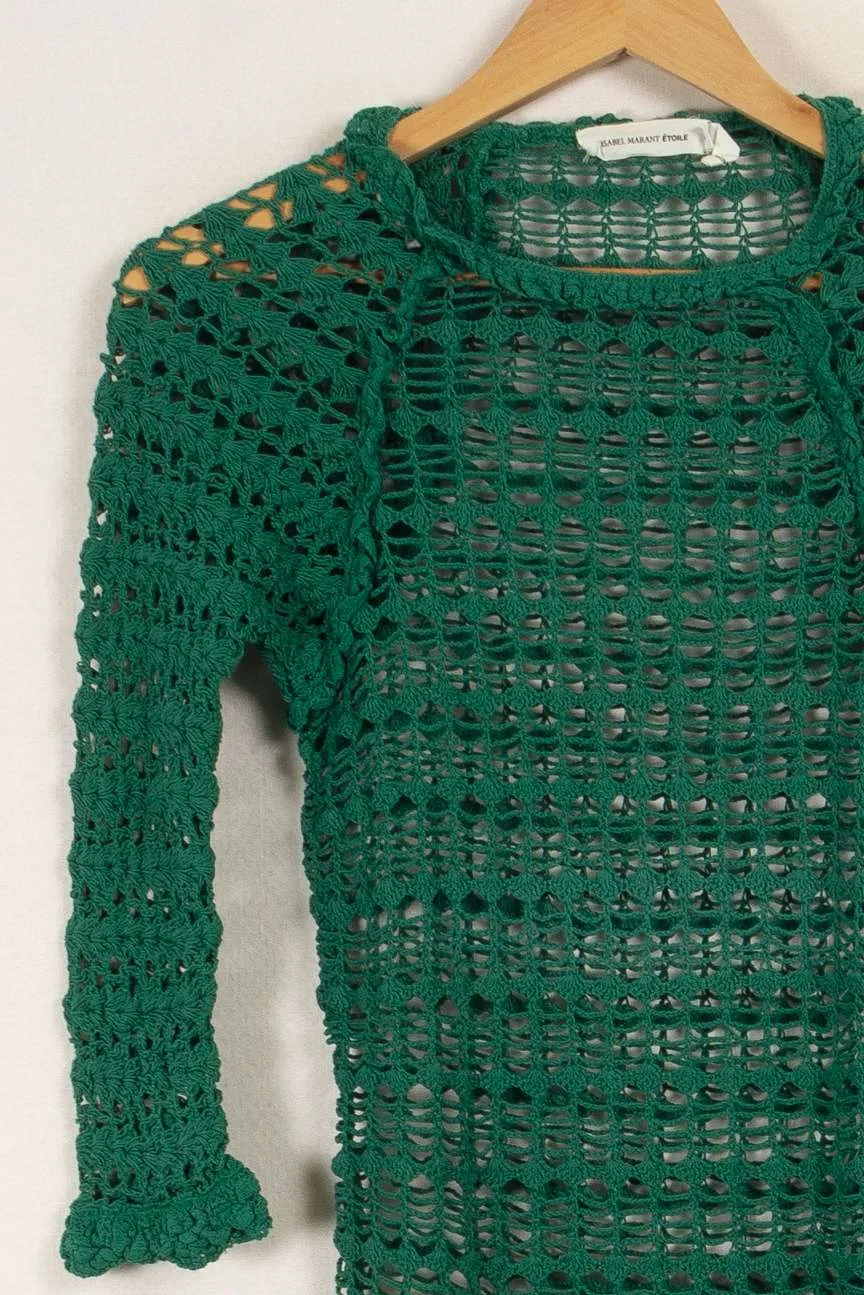 Pull vert - Taille S/36