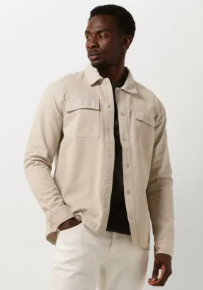 pure path surchemise twill shirt with chest pockets and garment dye sable