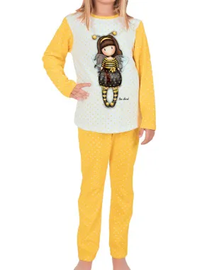 Pyjama top manches longues et pantalon Bee-Loved - Jaune