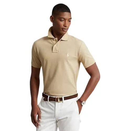 RALPH LAUREN Polo slim beige - SPORT AVENTURE