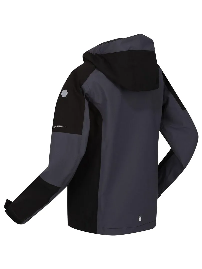 Regatta - Veste imperméable HIGHTON - Gris Noir Noir