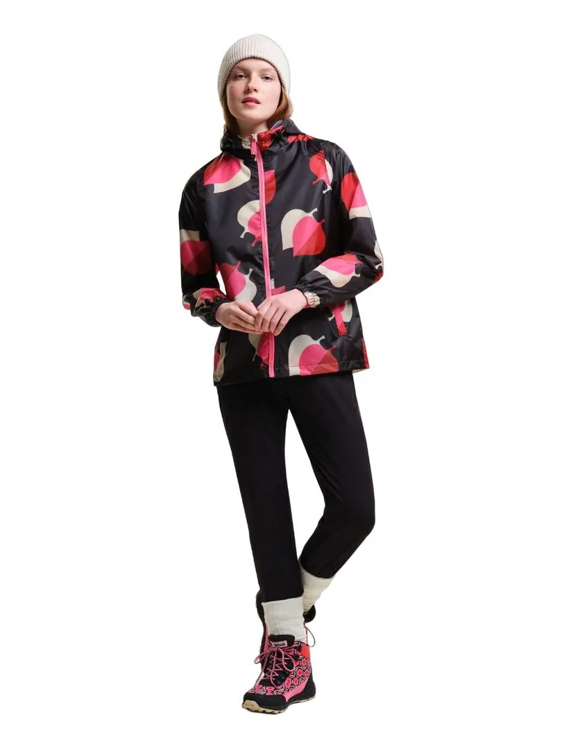 Regatta - Veste imperméable ORLA KIELY PACK-IT - Rose foncé